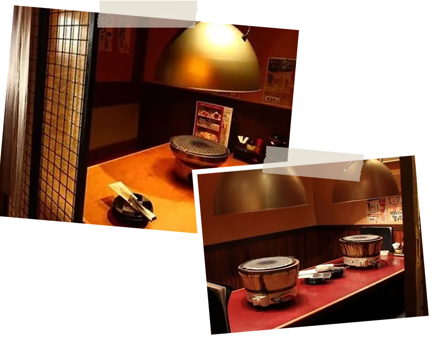 ご利用シーンに応じたお席をご用意しております。