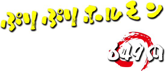 ぷりぷりホルモン  649円