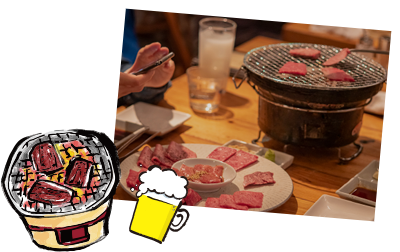 焼肉をいっぱい食べよう