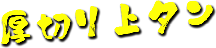 厚切り上タン